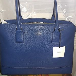Kate spade purse and laptop case New navy floral
